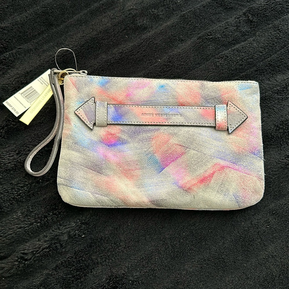 Aimee Kestenberg Leather Zippered Clutch